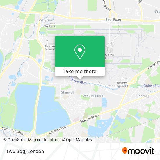 Tw6 3qg map