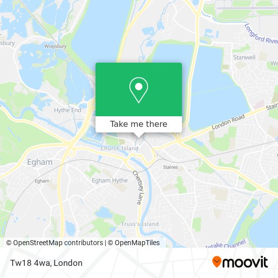 Tw18 4wa map