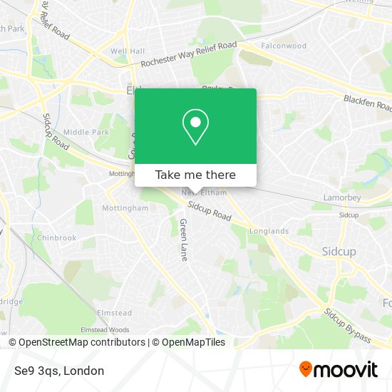 Se9 3qs map