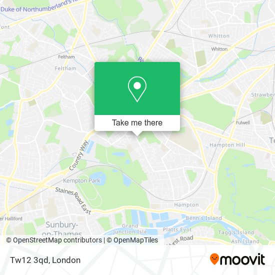 Tw12 3qd map