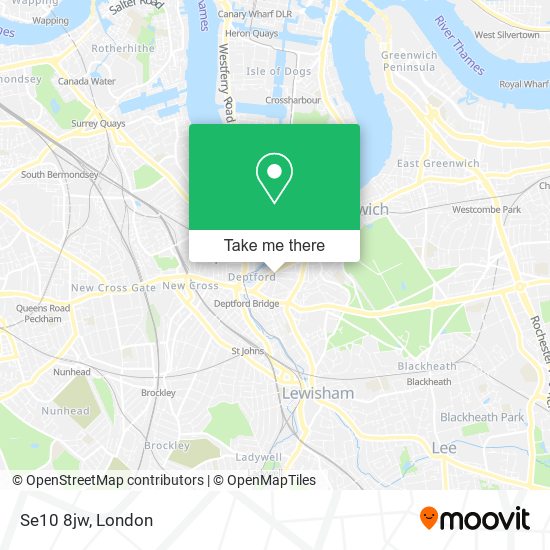 Se10 8jw map