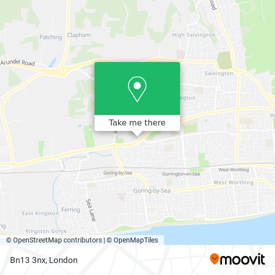 Bn13 3nx map