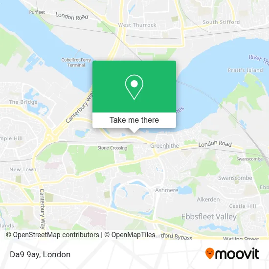 How to Get to Da9 9ay in Greenhithe by Bus, Train or DLR?