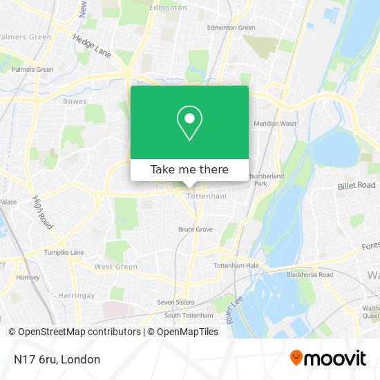 N17 6ru map