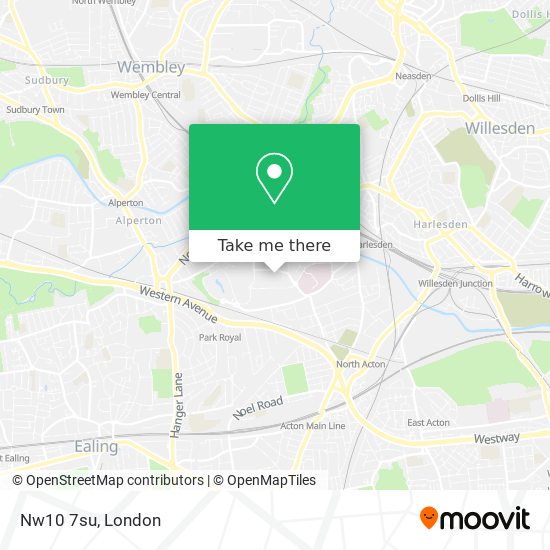 Nw10 7su map