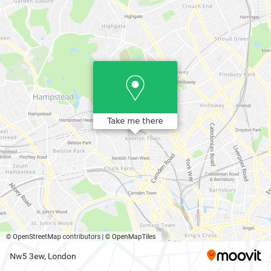 Nw5 3ew map