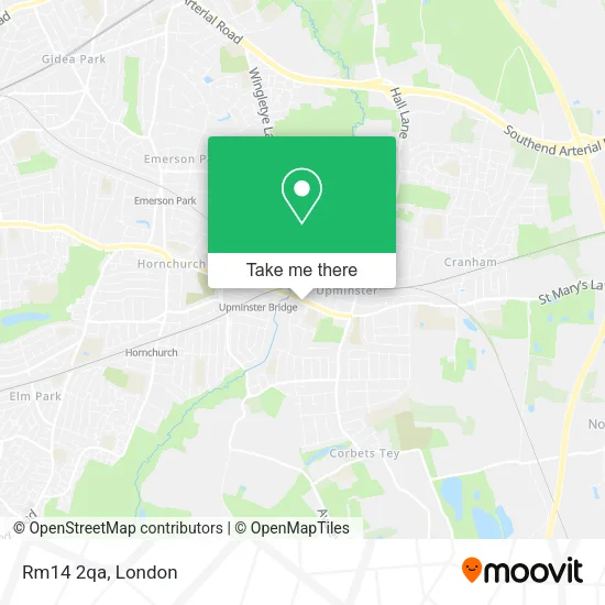 Rm14 2qa map