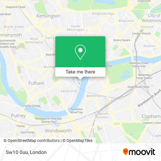 Sw10 0uu map