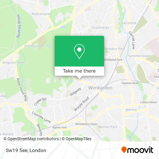 Sw19 5ee map