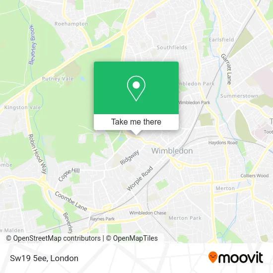 Sw19 5ee map