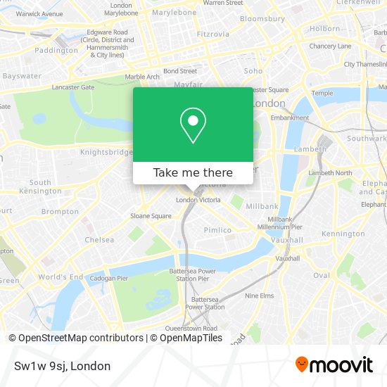 Sw1w 9sj map