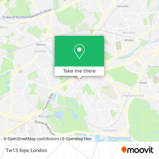 Tw13 6qw map