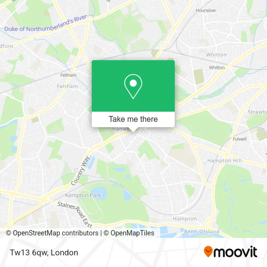 Tw13 6qw map