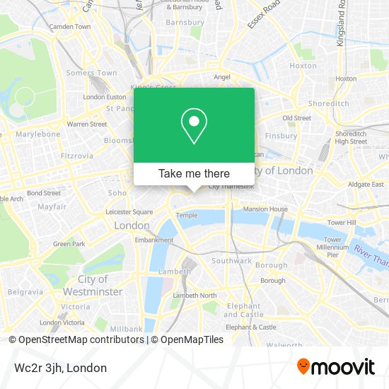 Wc2r 3jh map