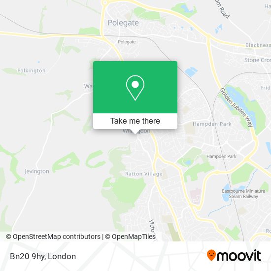 Bn20 9hy map