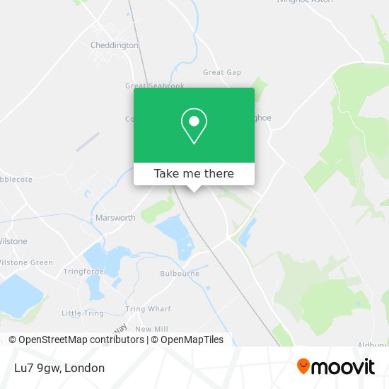 Lu7 9gw map