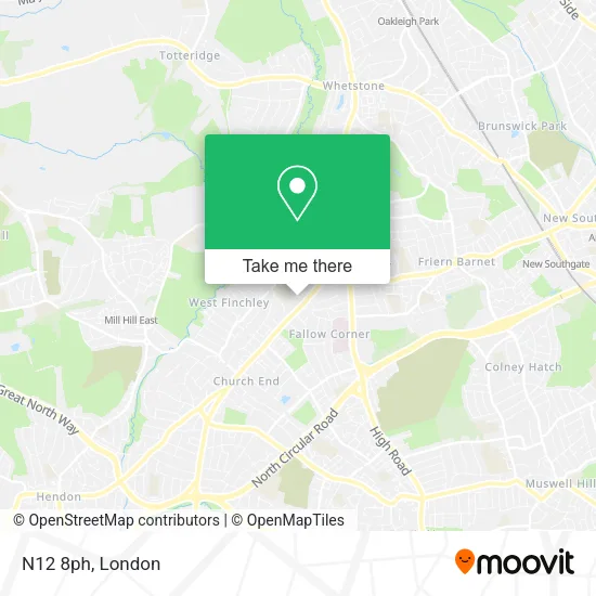N12 8ph map
