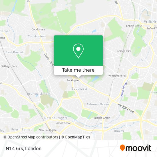 N14 6rs map