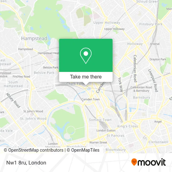 Nw1 8ru map