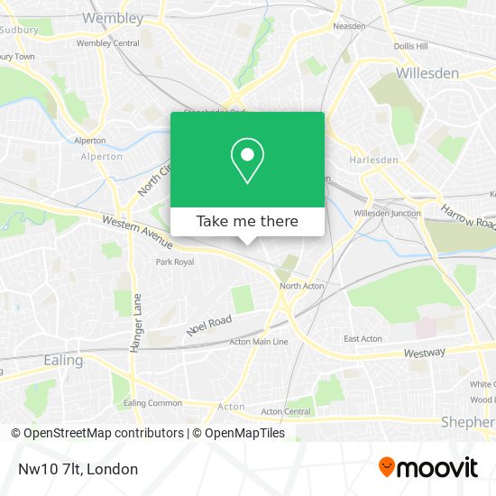 Nw10 7lt map