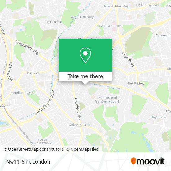 Nw11 6hh map