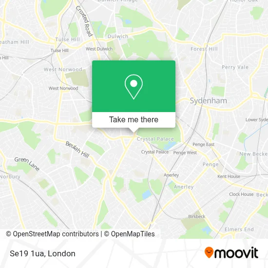 How to Get to Se19 1ua in Crystal Palace by Bus, Train or DLR?