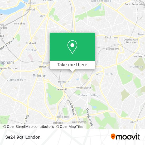 Se24 9qt map
