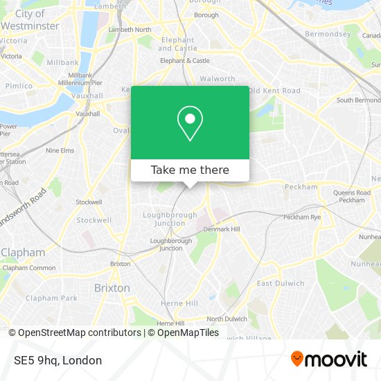 SE5 9hq map