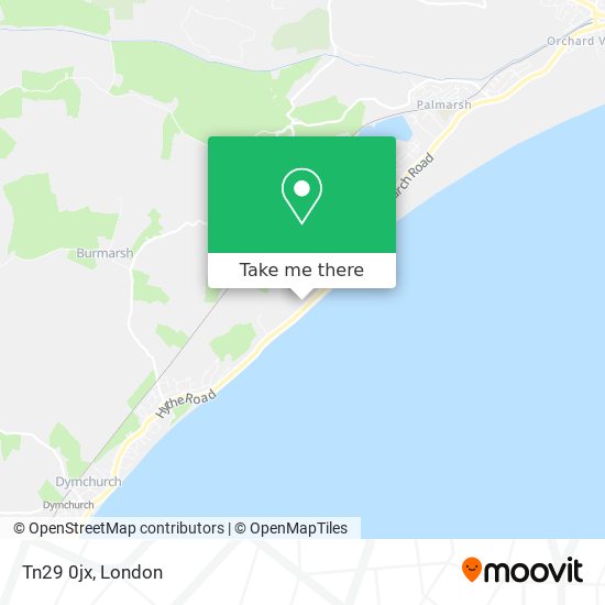 Tn29 0jx map