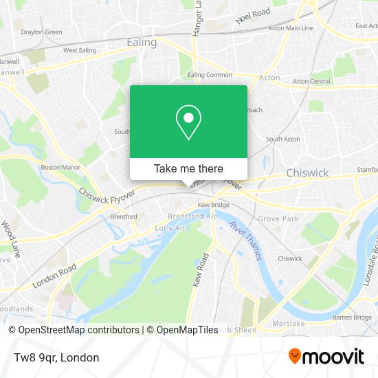 How to Get to Tw8 9qr in Brentford by Bus, Train or Tube?