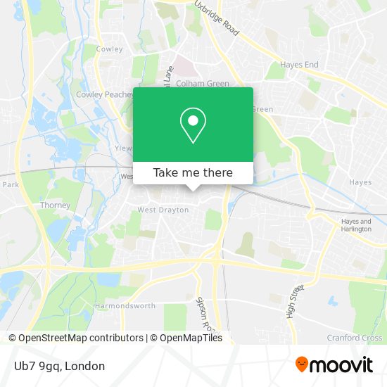 Ub7 9gq map