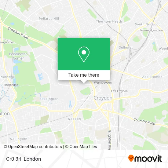 Cr0 Postcode How to Get to Cr0 3rl in Croydon by Bus or Train?