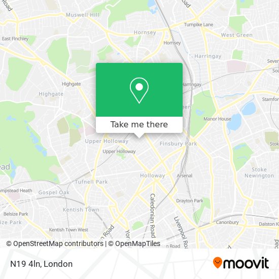 N19 4ln map