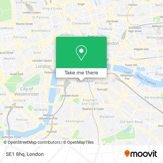 SE1 8hq map