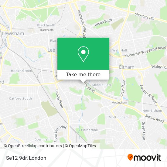 Se12 9dr map