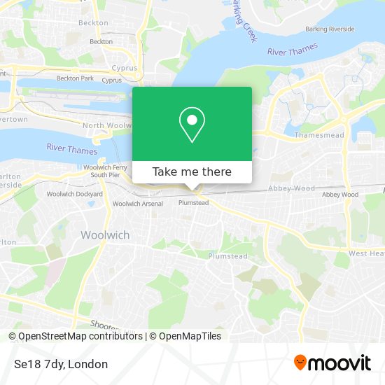 Se18 7dy map