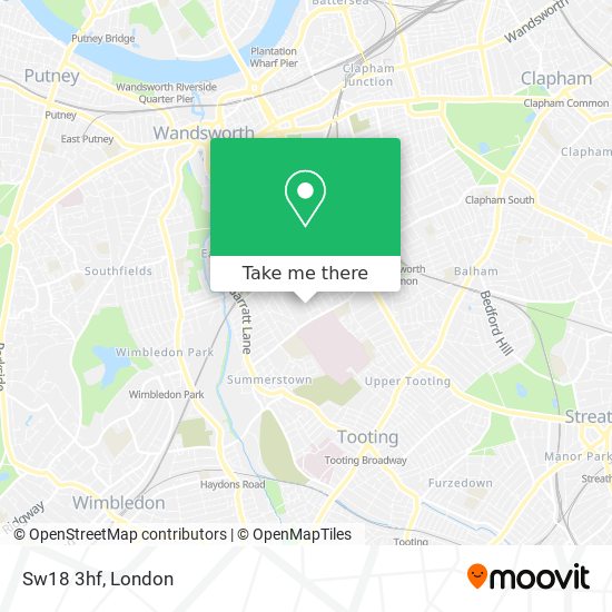 Sw18 3hf map