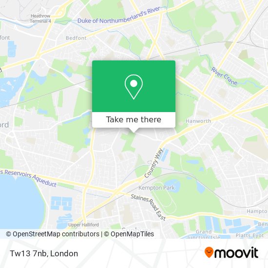 Tw13 7nb map