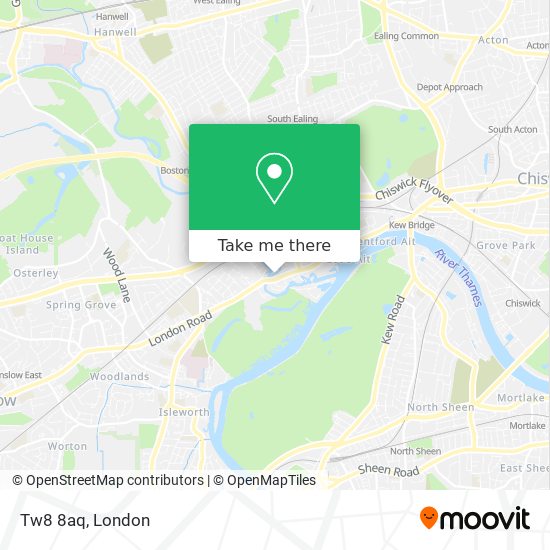 Tw8 8aq map