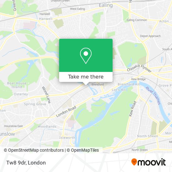 Tw8 9dr map