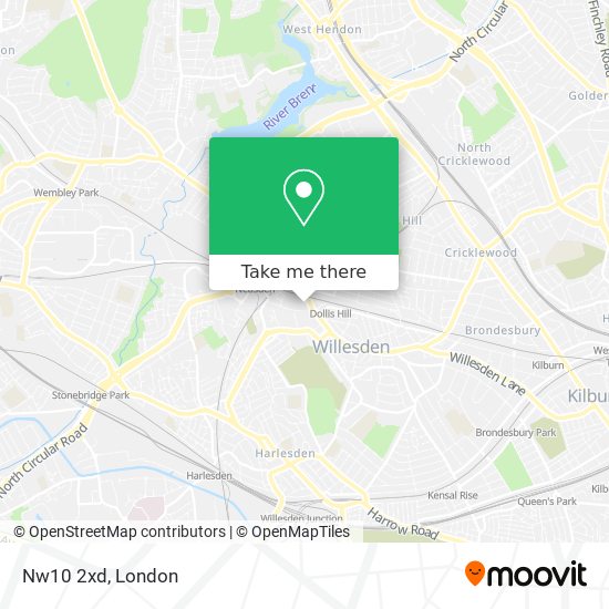 Nw10 2xd map