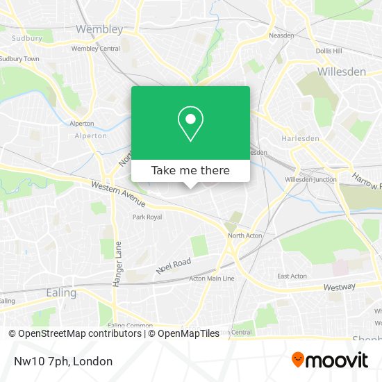 Nw10 7ph map