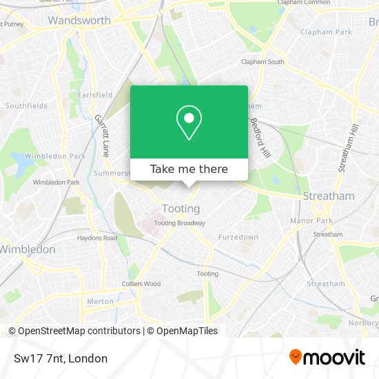 Sw17 7nt map