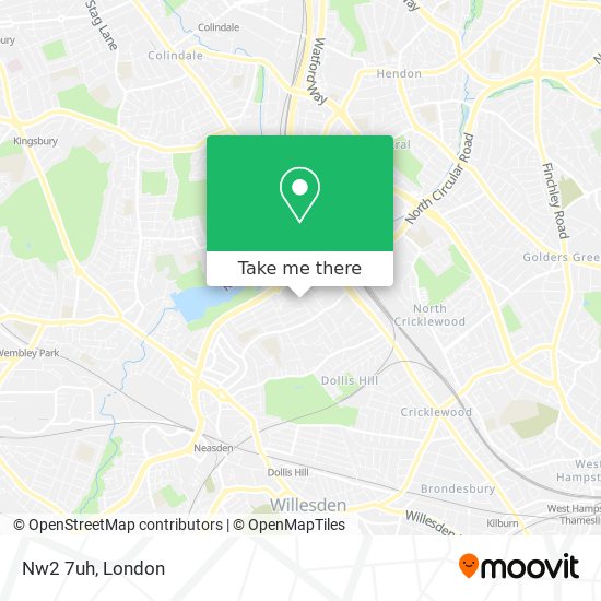 Nw2 7uh map