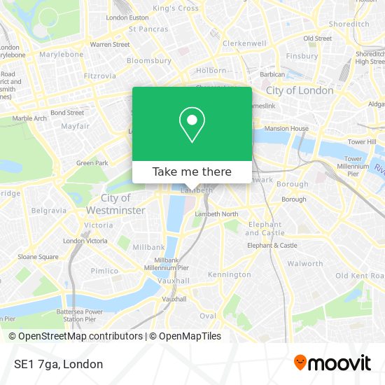 SE1 7ga map