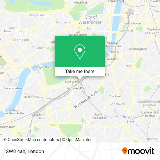 London Sw8 Map How to Get to SW8 4ah in Battersea by Tube, Train, Bus or DLR?