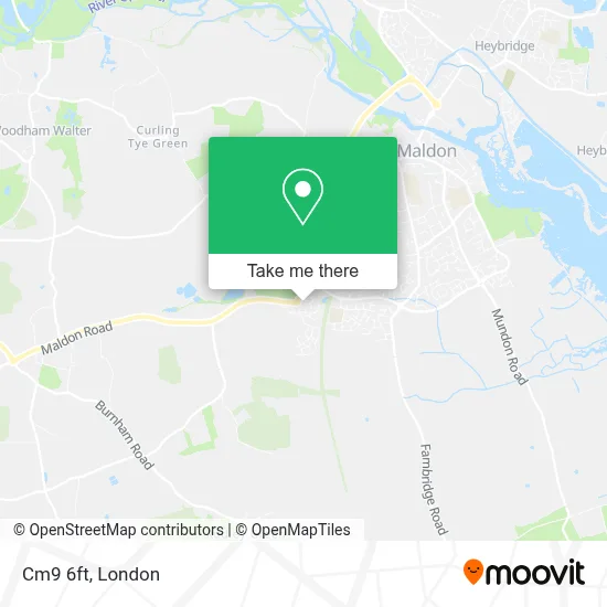 Cm9 Postcode How to Get to Cm9 6ft in Maldon by Bus or Train?