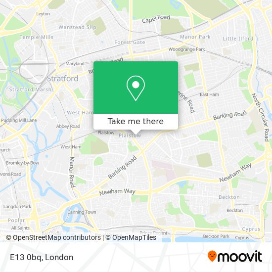 E13 0bq map