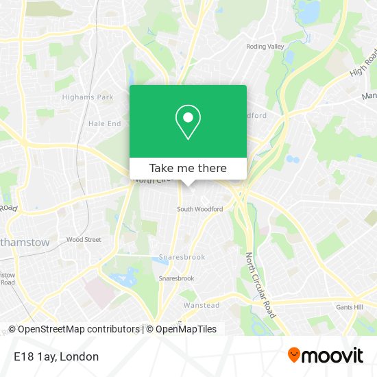 E18 1ay map