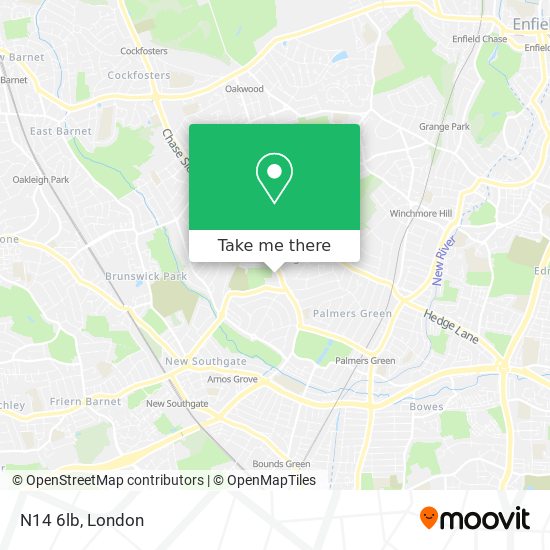 N14 6lb map